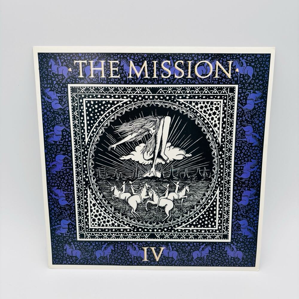 The Mission UK vinyl IV Wasteland 1987, Wasteland 1987 Goth Rock Teated Works